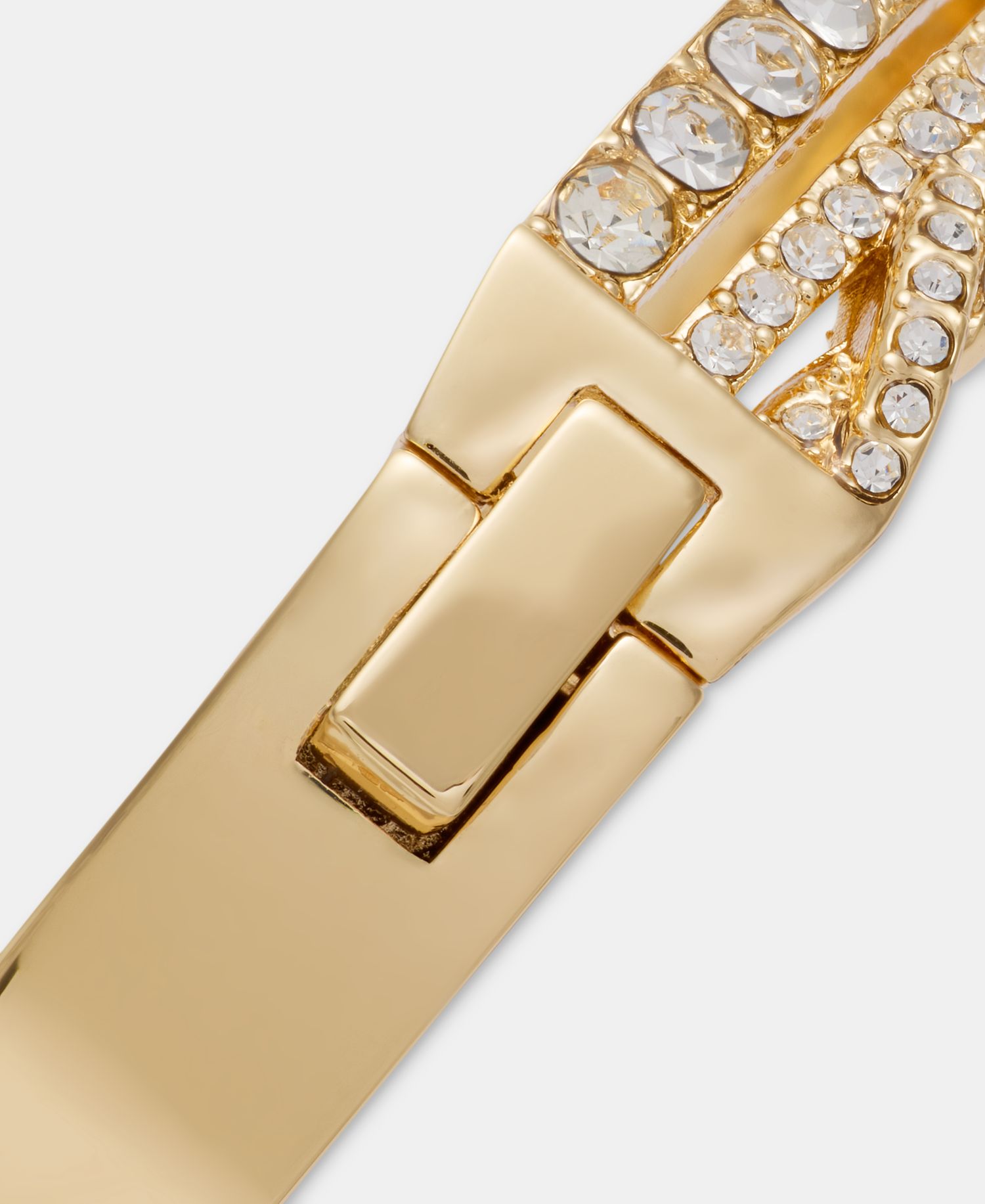 Pav&eacute; Twist Bangle Bracelet