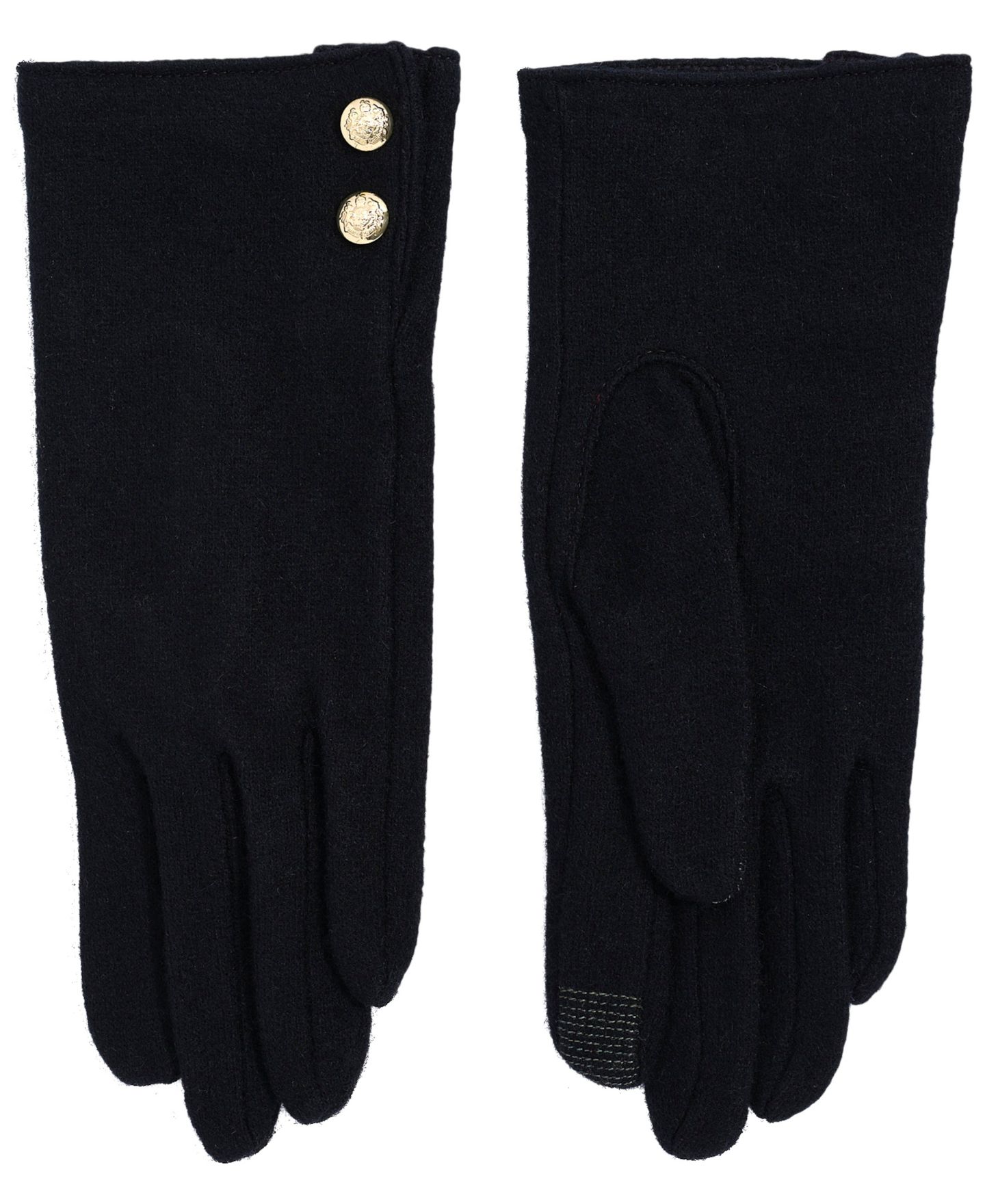 Женские перчатки Lauren Ralph Lauren Two Button Cashmere Blend Touch Gloves, цвет: 621 Красный — фото 7