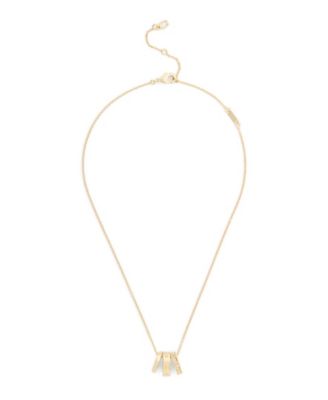 Faux-Stone Signature C Stone Rondelle Necklace