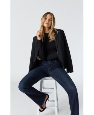 Women's Molly Mid Rise Bootcut in Deep Supersoft Jeans