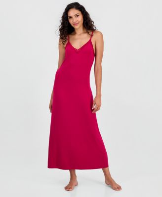 Women's Lace-Trim Knit Nightgown