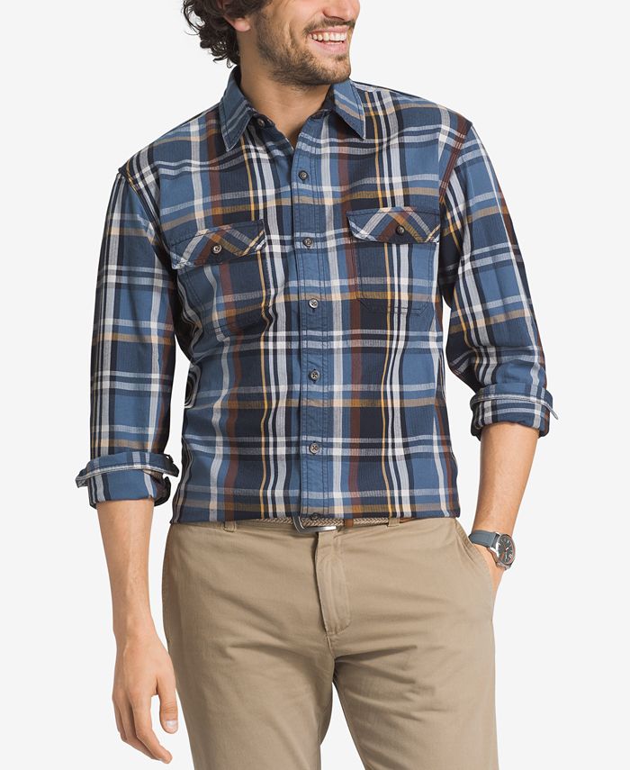 G.H. Bass & Co. Men's Essential Long-Sleeve Shirt - Macy's
