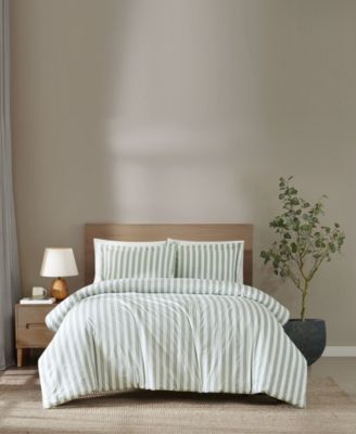 Levi Stripe 3-Piece Duvet Cover Set, Full/Queen