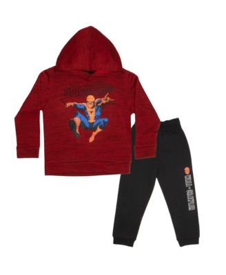 Spider-Man Little Boys 4T - 4 2 Piece Fleece Long Sleeve Hoodie and Pants Set