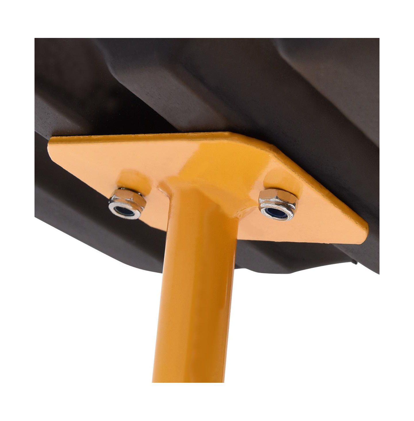 Детская игрушка Gymax Metal 360 Degree Rotatable Ride-On Sand Digger, 88 lb. Weight Capacity, 4–12 лет, цвет: Жёлтый — фото 6