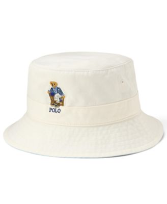 Men's Bear Twill Bucket Hat