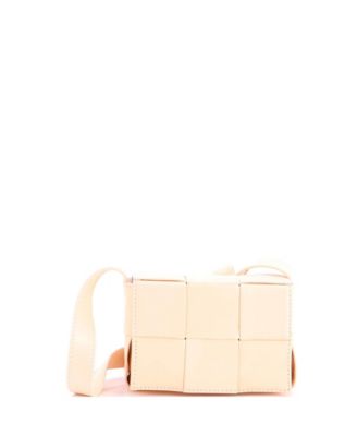 Candy Cassette Crossbody Bag Maxi Intrecciato Leather