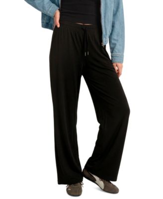 Women's Stretch Knit Wide-Leg Pull-On Pants