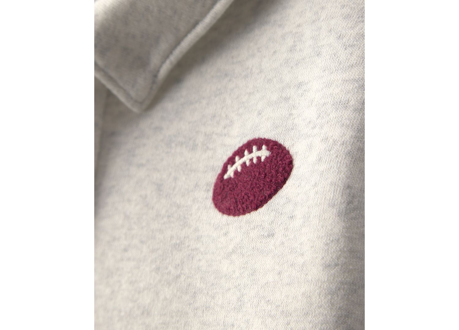 Baby Boys' Football Fleece Polo Top & Pant, 2-Piece Set