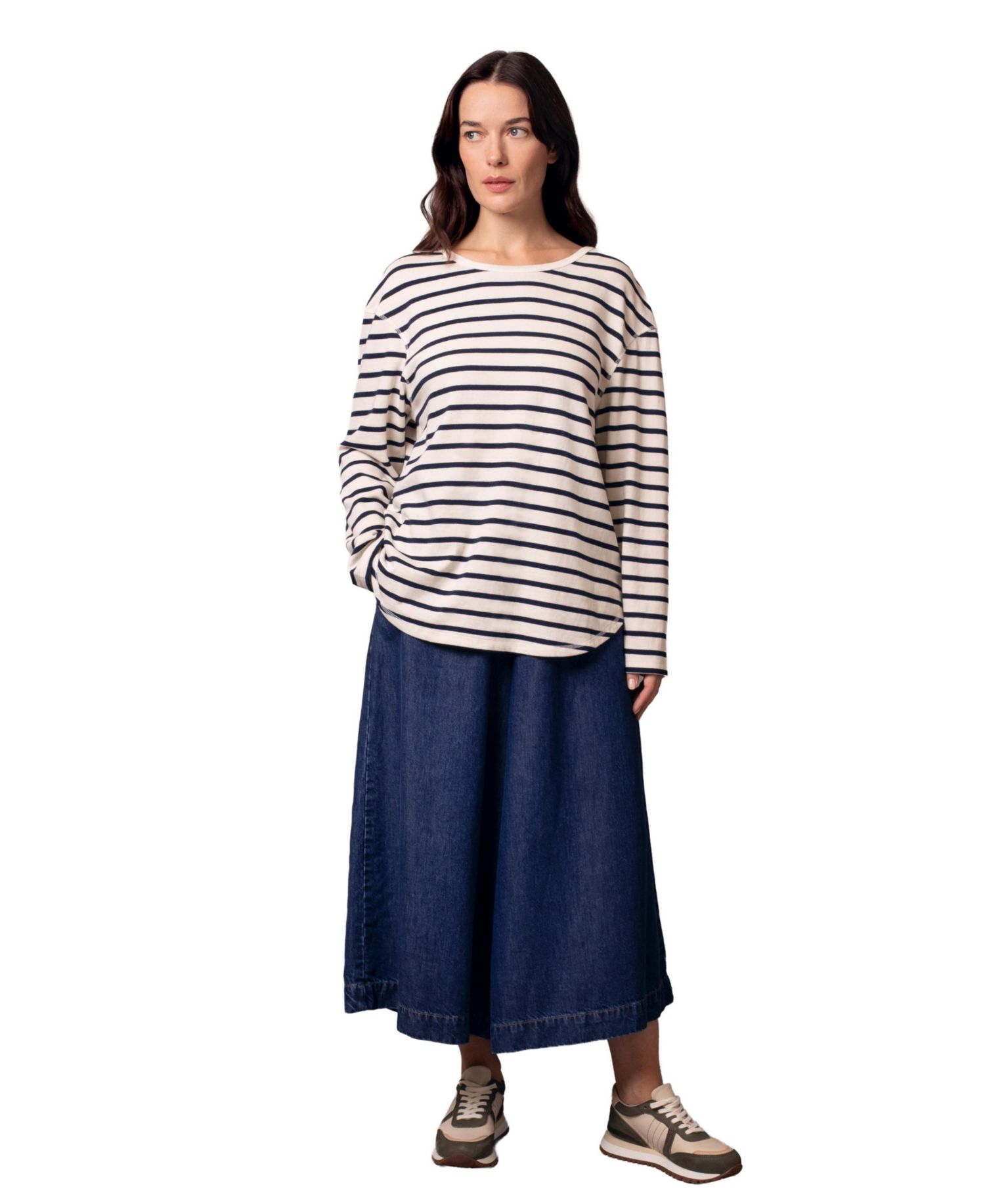 Women's Button Back Heavyweight Jersey Top