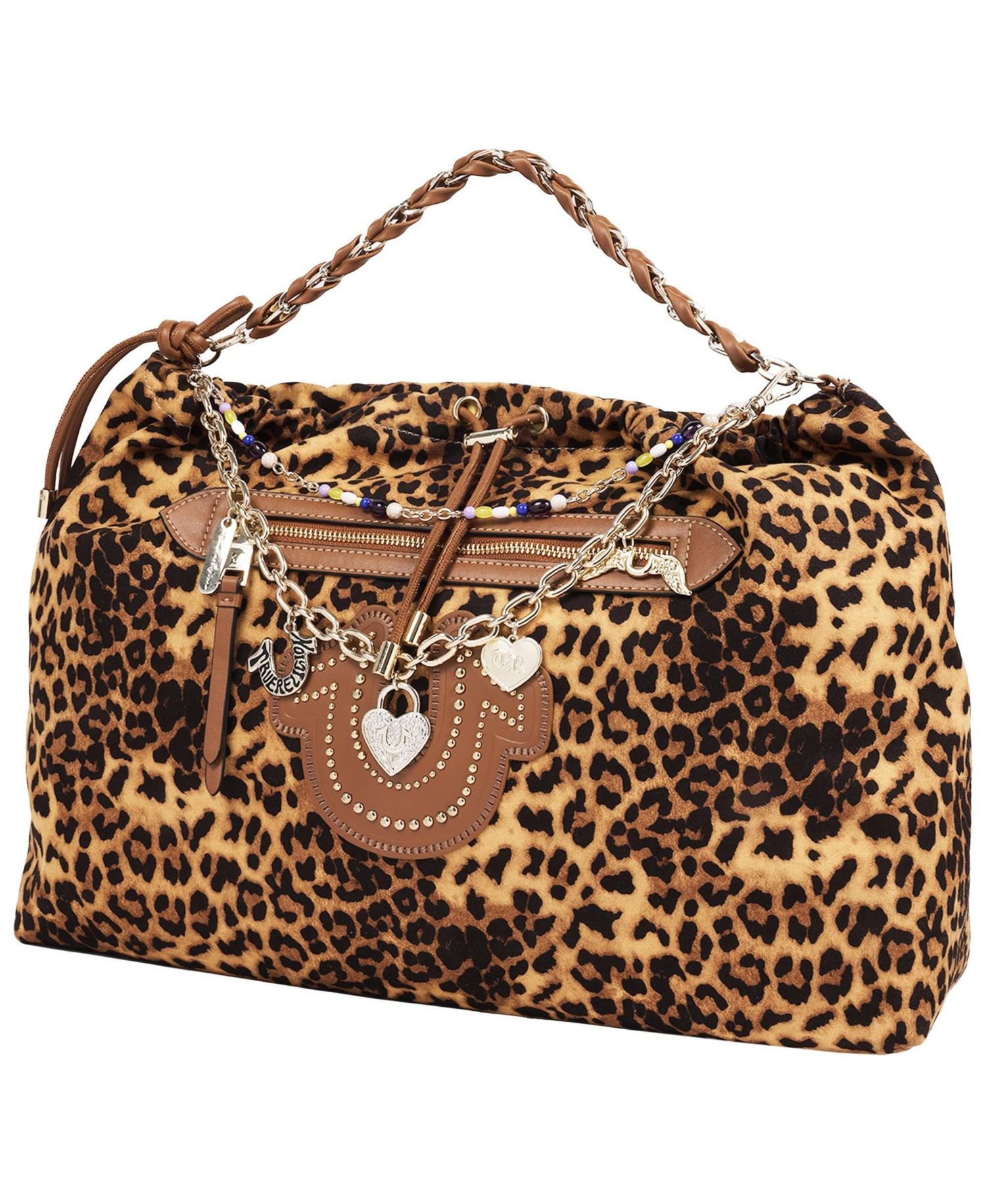 Women's Leopard Print Soft Hobo Bag