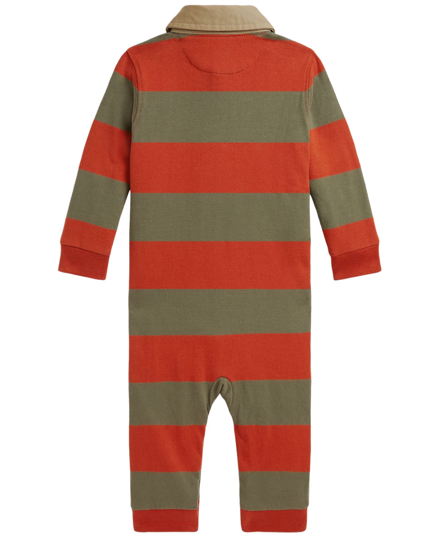 Детский регбийный комбинезон Polo Ralph Lauren Polo Bear из хлопка, для мальчика, цвет: Оранжевый — фото 2