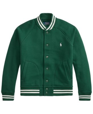 Polo Ralph Lauren Boys' 8-20 Seasonal Fleece-Raglan Jacket - Macy's