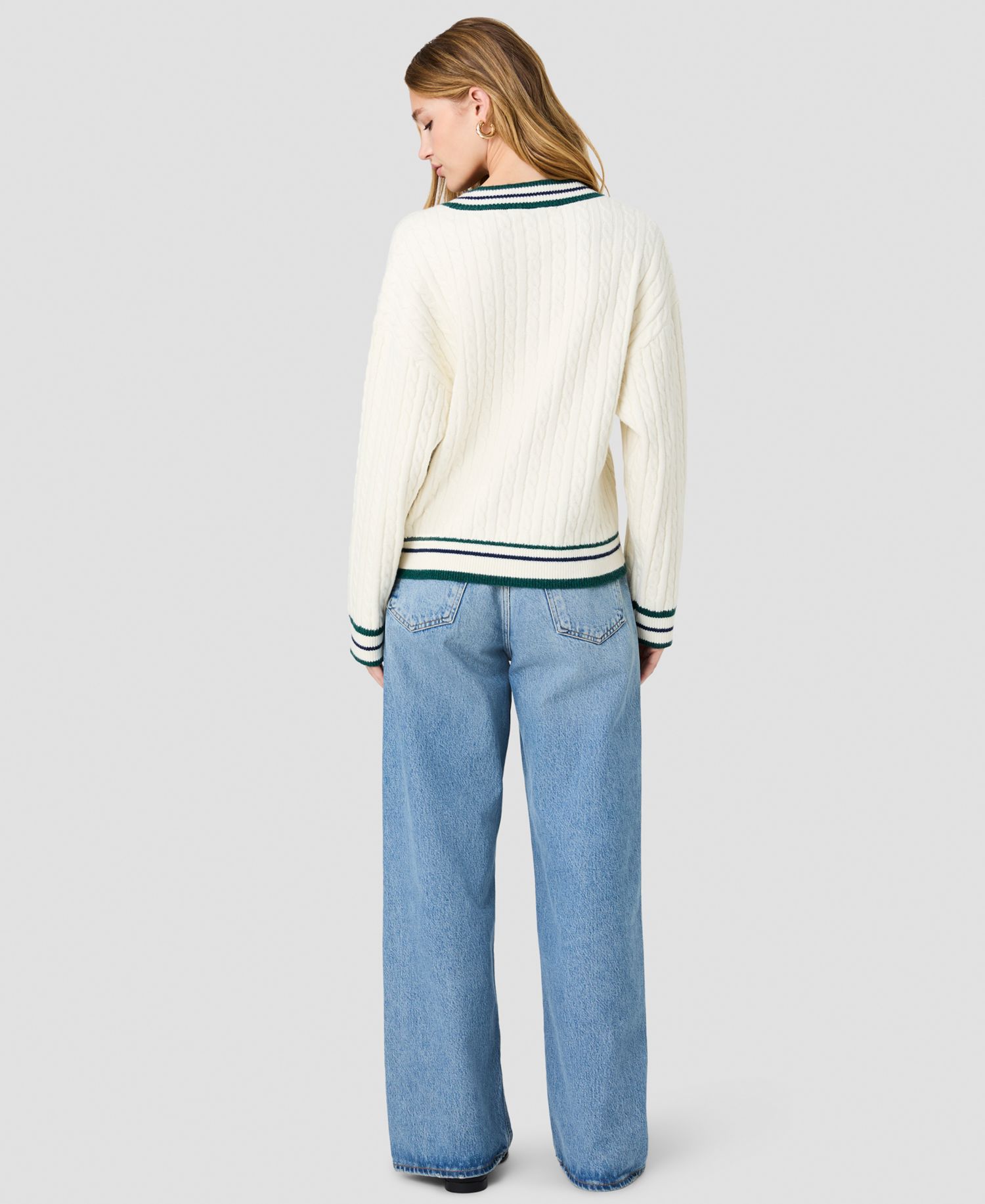 Women's Aleyna V-Neck Oversized Sweater