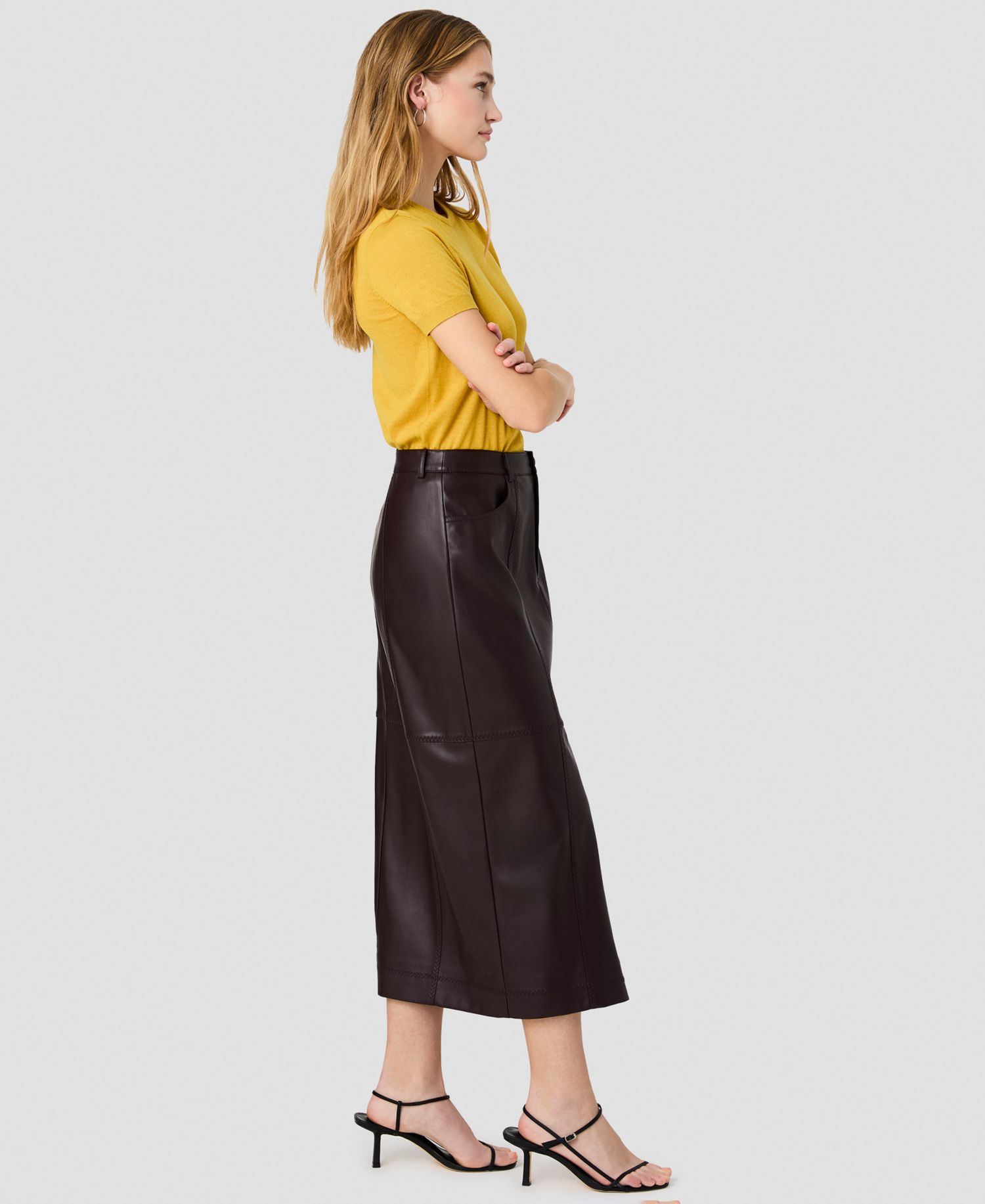Women's Madeline Fitted Midi Skirt