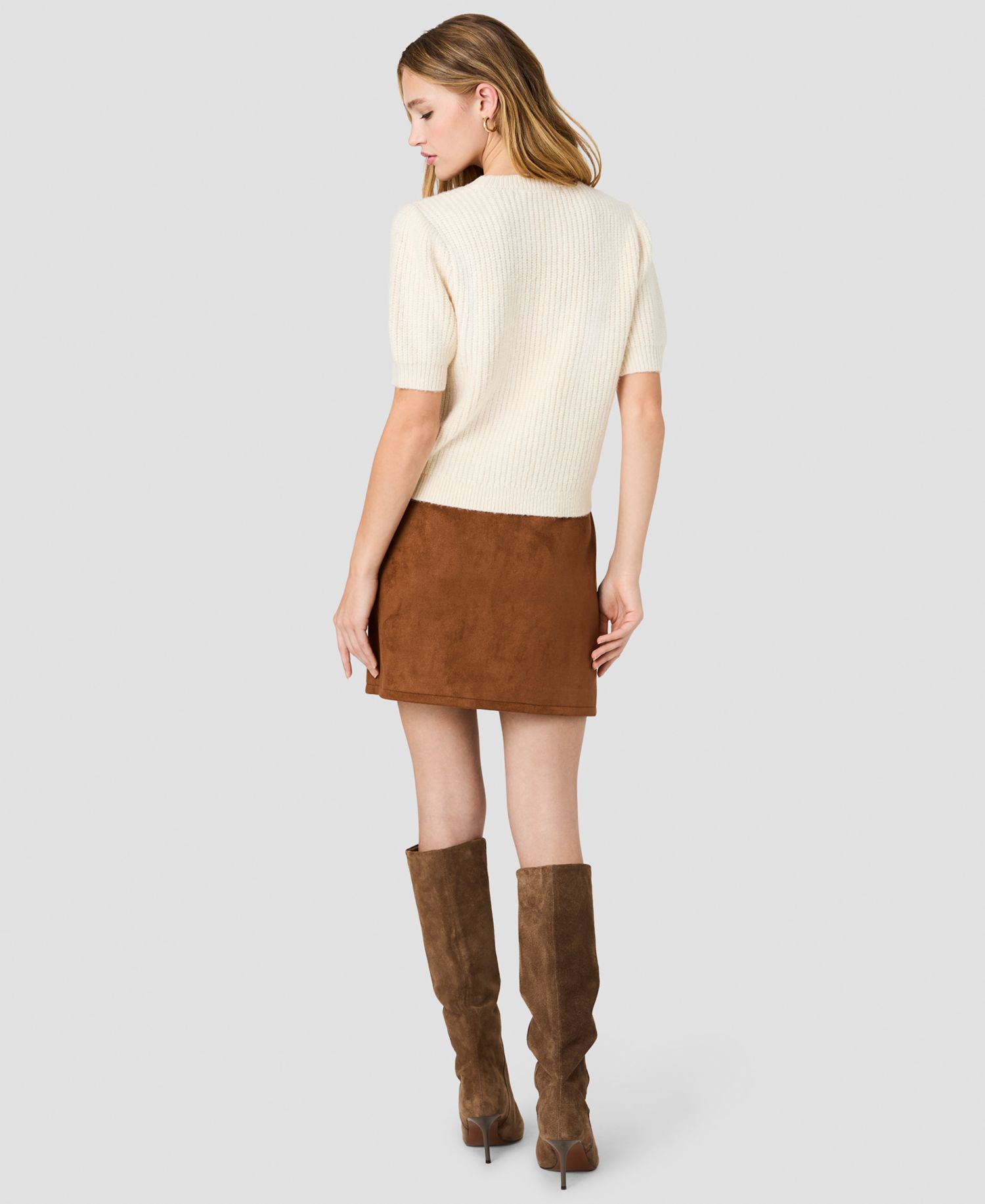 Women's Wesley Crewneck Short-Sleeve Sweater