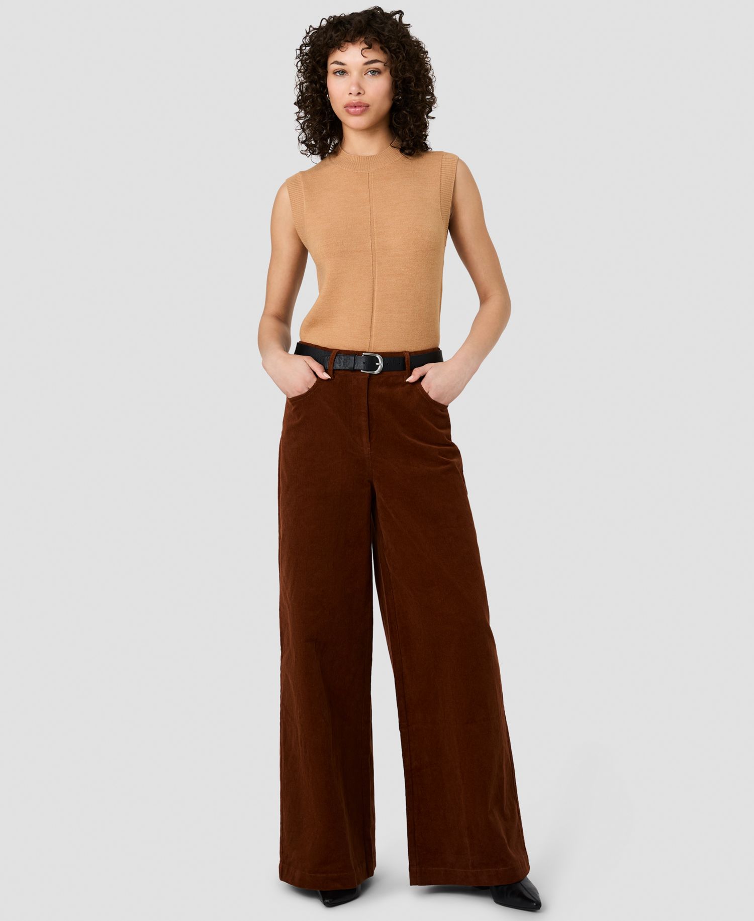 Women's Casey Corduroy Wide-Leg Pants
