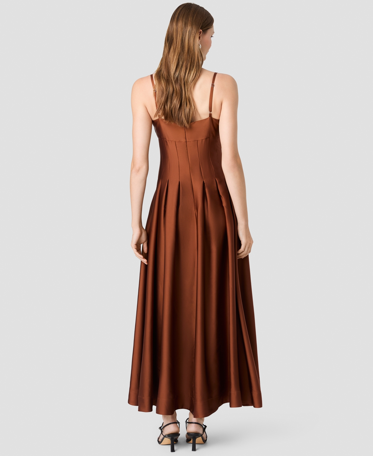 French Connection Women's Sleeveless Fitted Bodice Maxi Dress