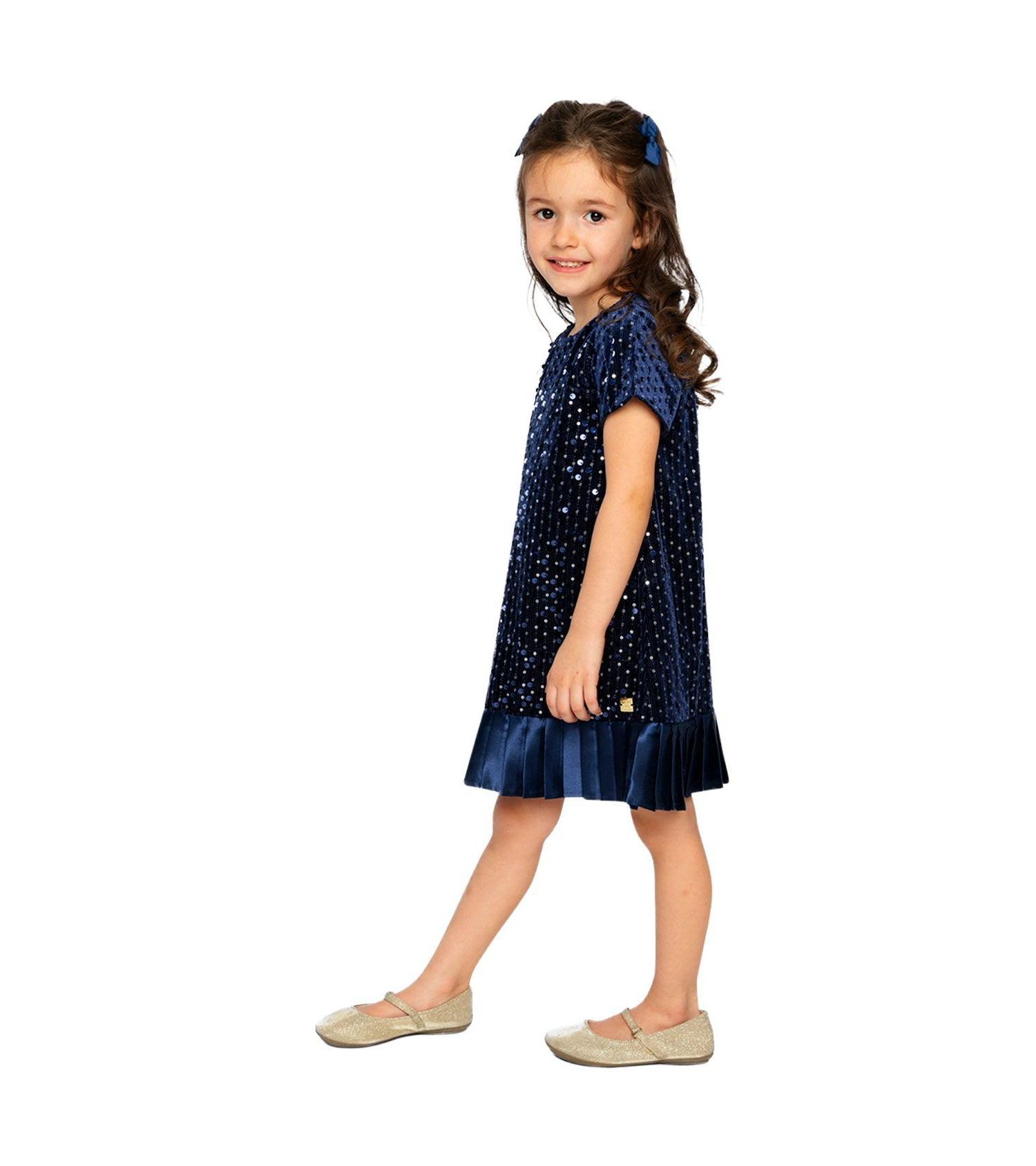 Girls (6-14) Short Sleeve A-Line Dress