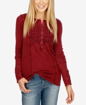 lucky brand crochet top