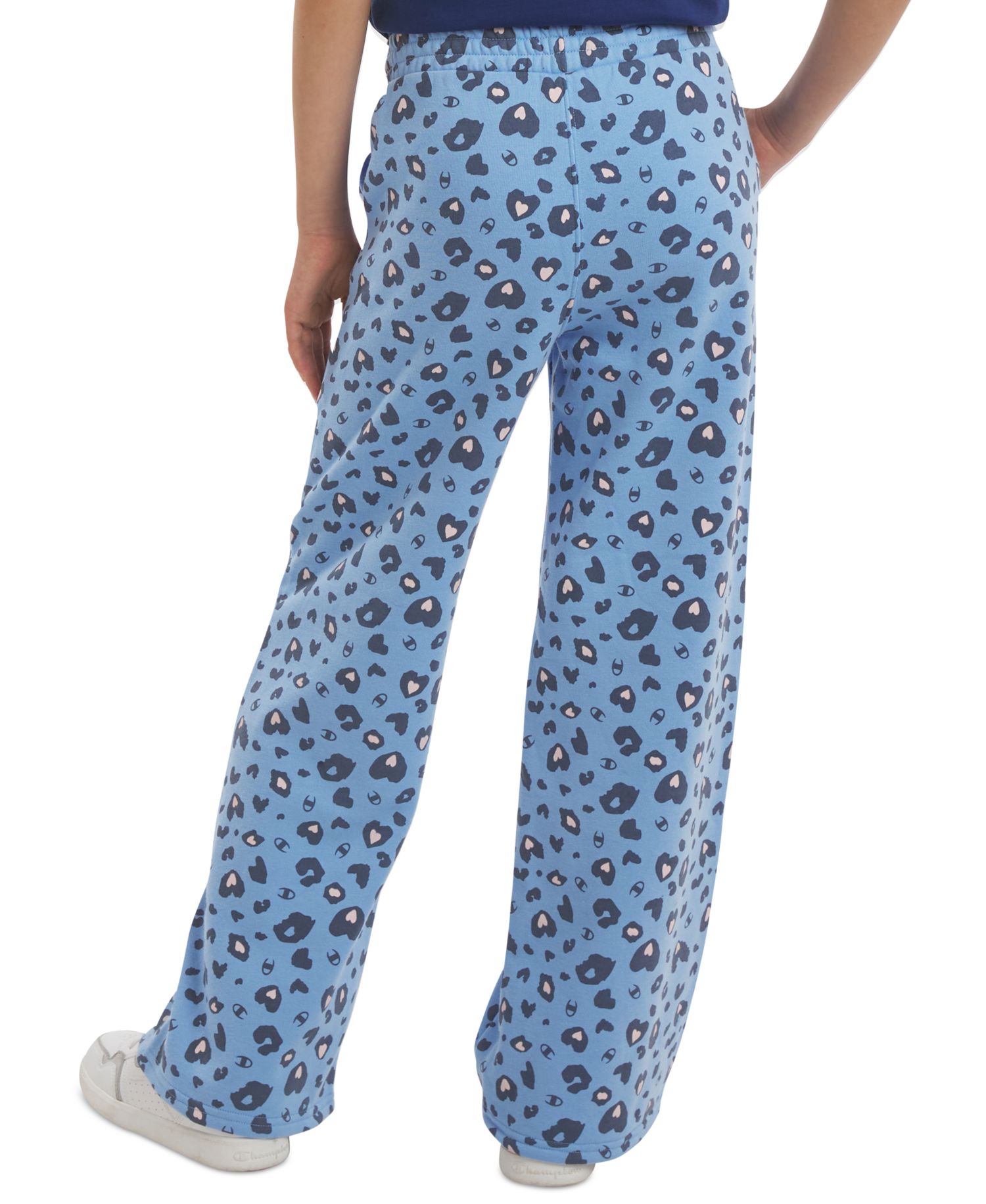 Girls' 7-16 Printed Wide-Leg Pants