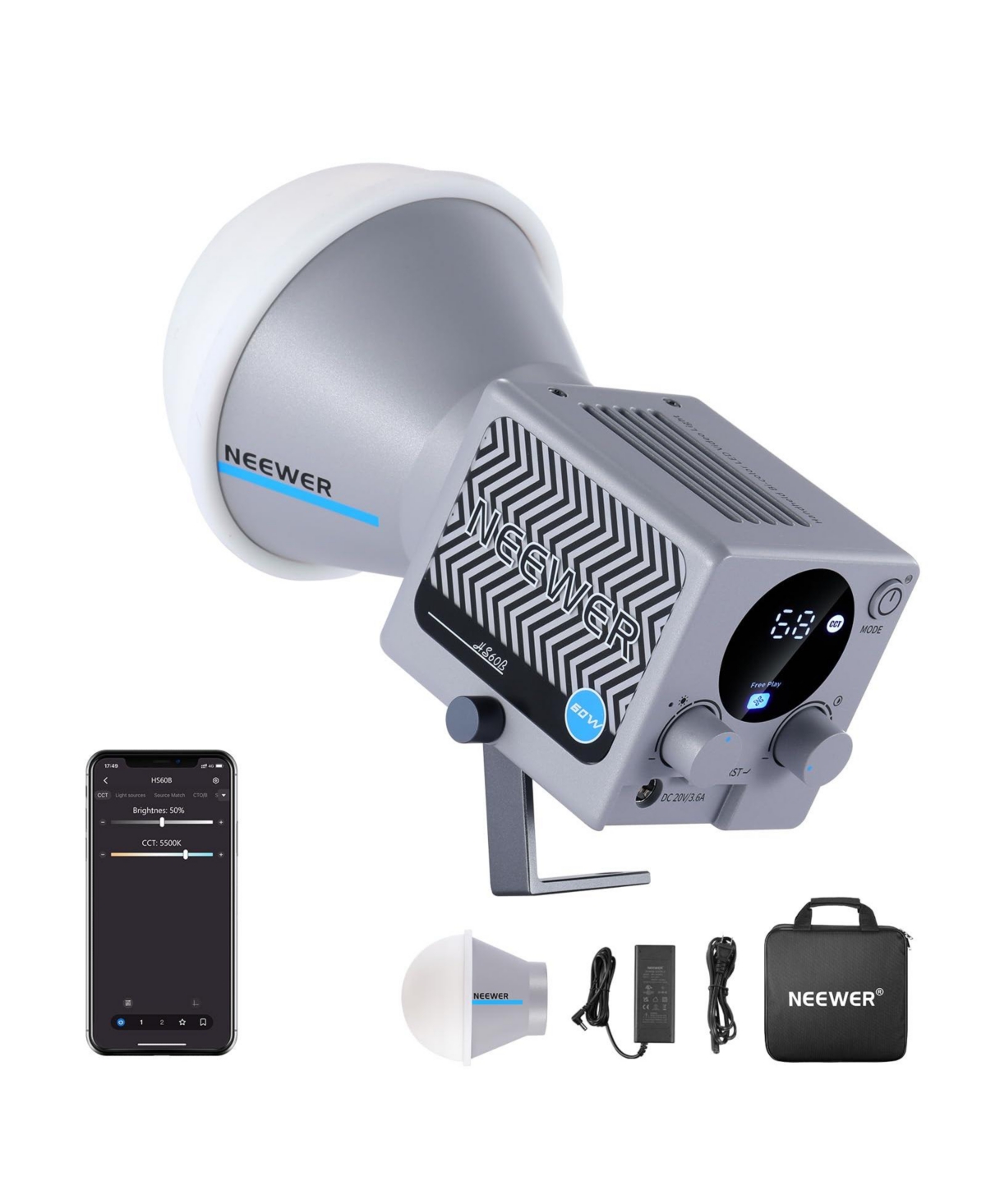 Neewer HS60B Led Video Light