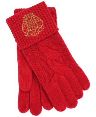 Embroidery Knit Gloves