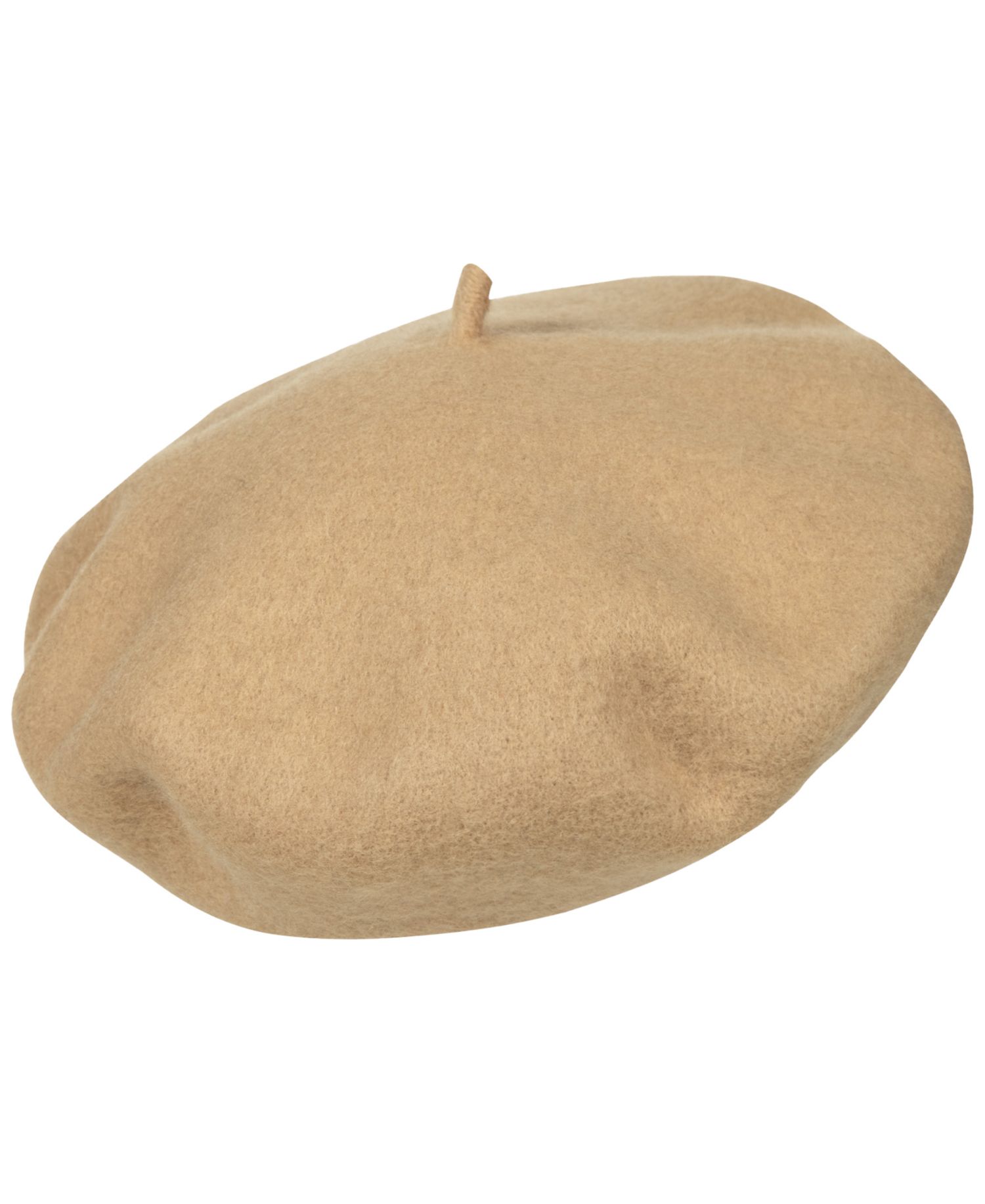 Classic Wool Embroidered Logo Beret Hat