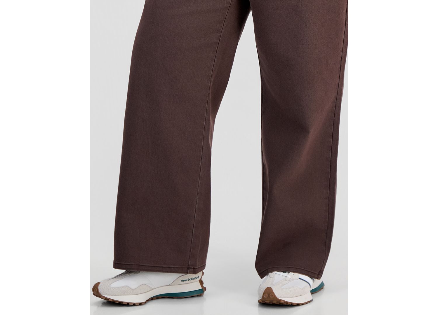 Petite High-Rise Wide-Leg Colored Jeans