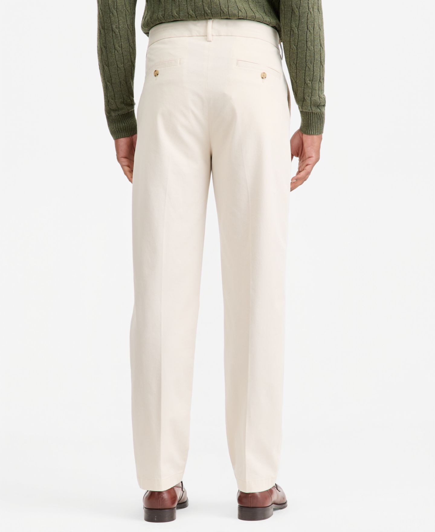 Мужские брюки Club Room Cropped Chino, цвет: Состаренный кремовый — фото 5