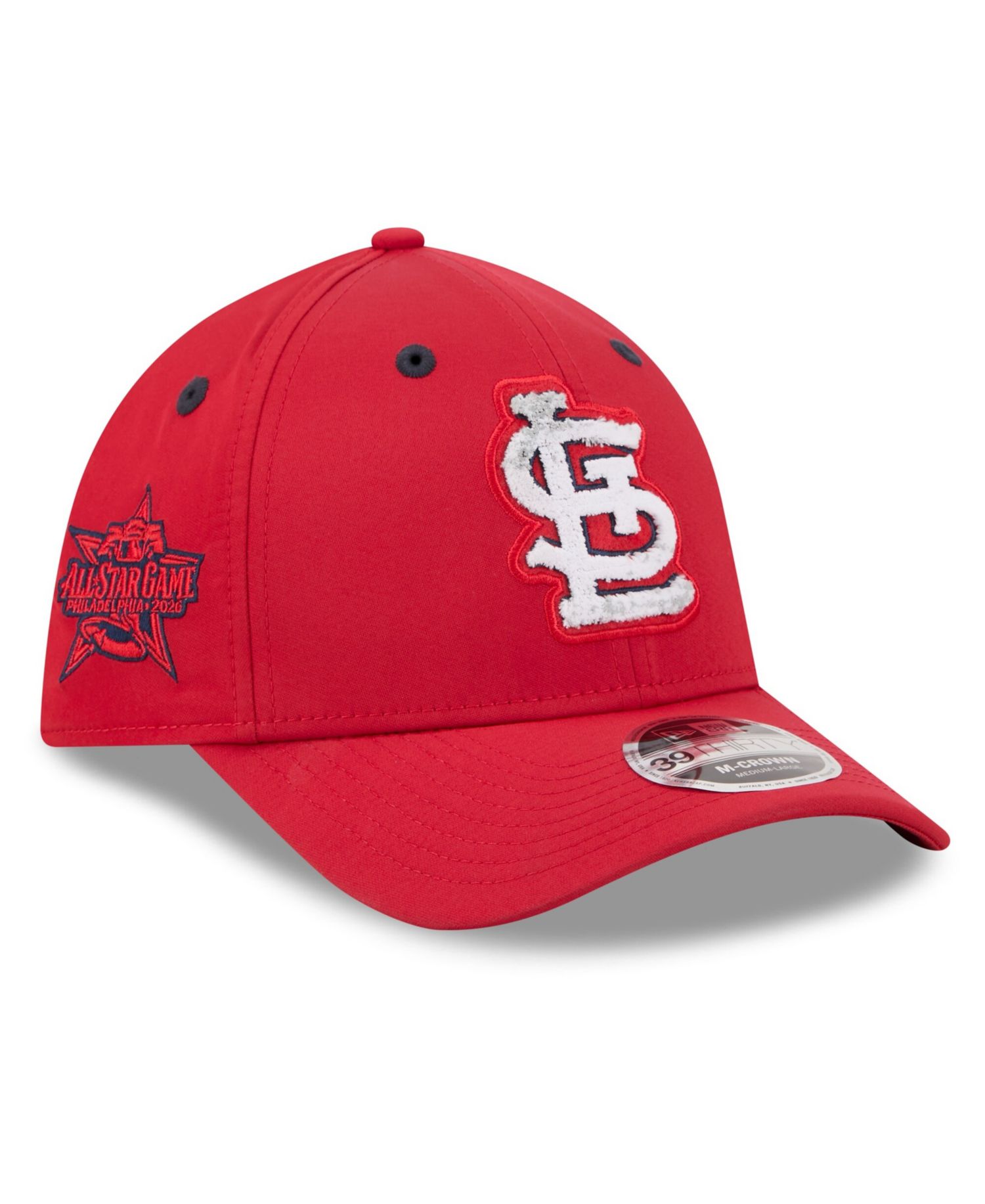 Men's Red St. Louis Cardinals 2026 MLB All-Star Game Workout 39THIRTY M-Crown Flex Hat