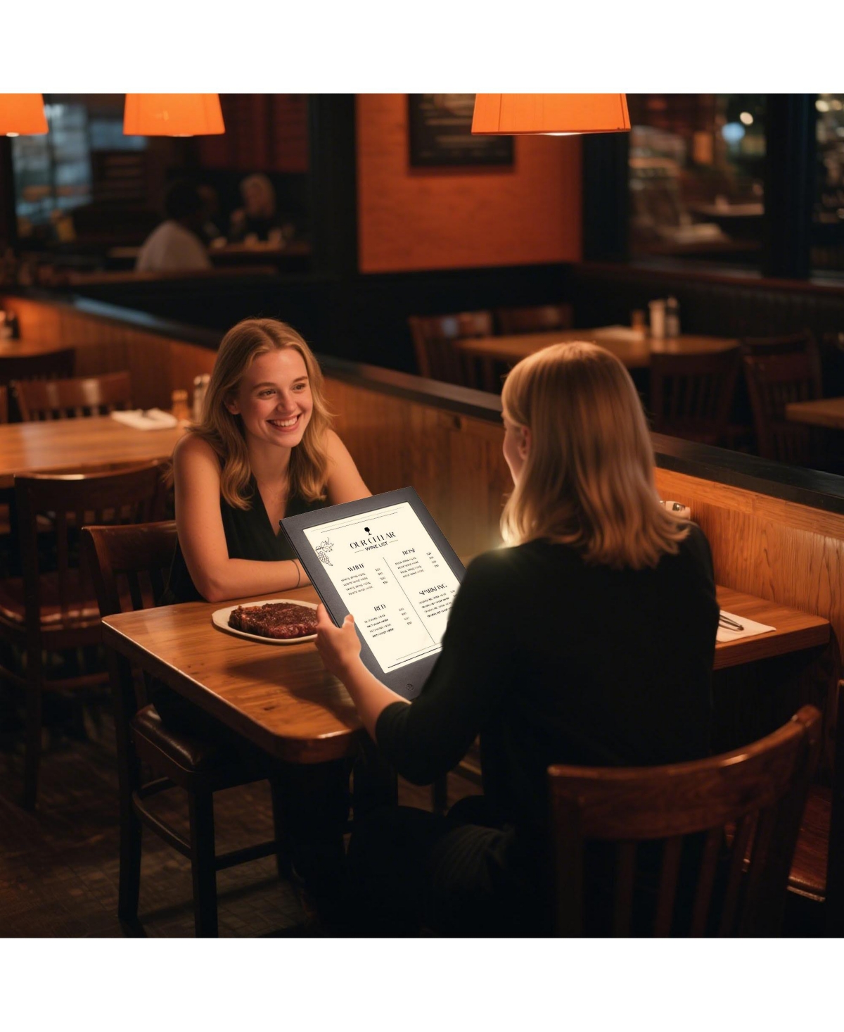 Yescom Led Backlit Menu Holder Cover Single Panel Fits 8"x11" Paper for Nightclubs Restaurants Hotels Cafes