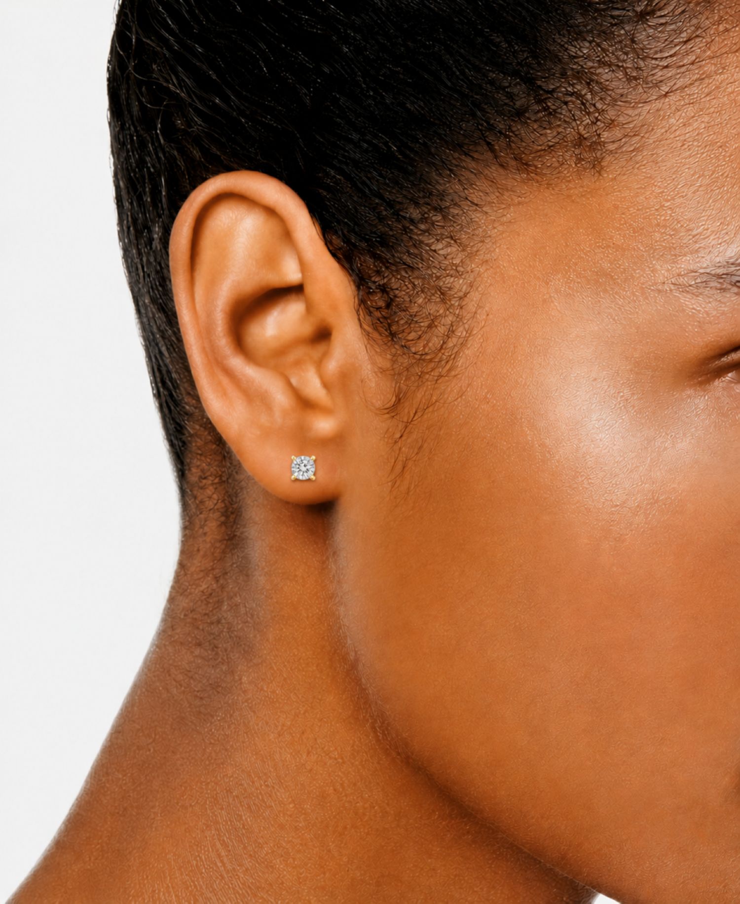 Diamond Stud Earrings (3/8 ct. t.w.) in 10k White, Yellow or Rose Gold