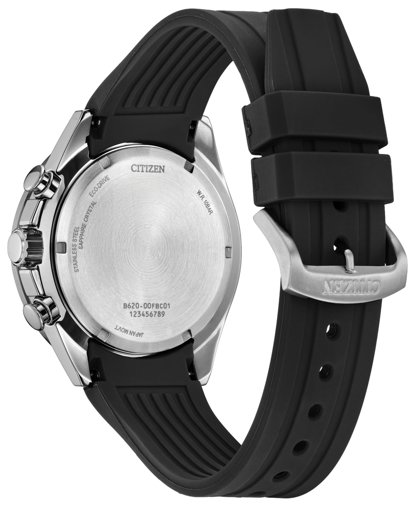 Мужские часы Citizen Endeavor Chronograph Black Strap Watch, 43mm — фото 5