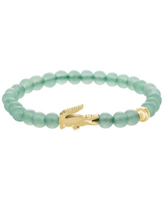 Gold-Plated Beads Crocodile Bracelet
