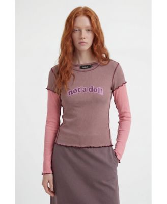 Women's T-shirt not a doll
