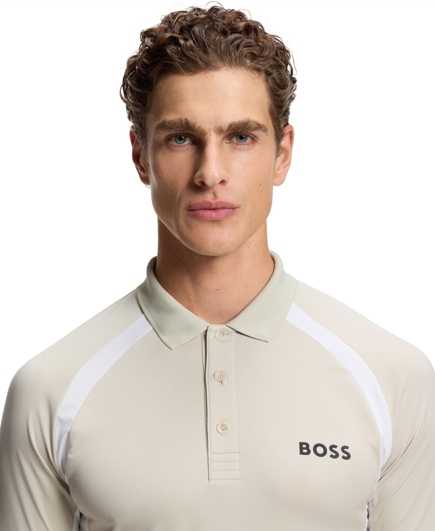 BOSS by Men's Active Quick-Dry Stretch Slim-Fit Polo Shirt
