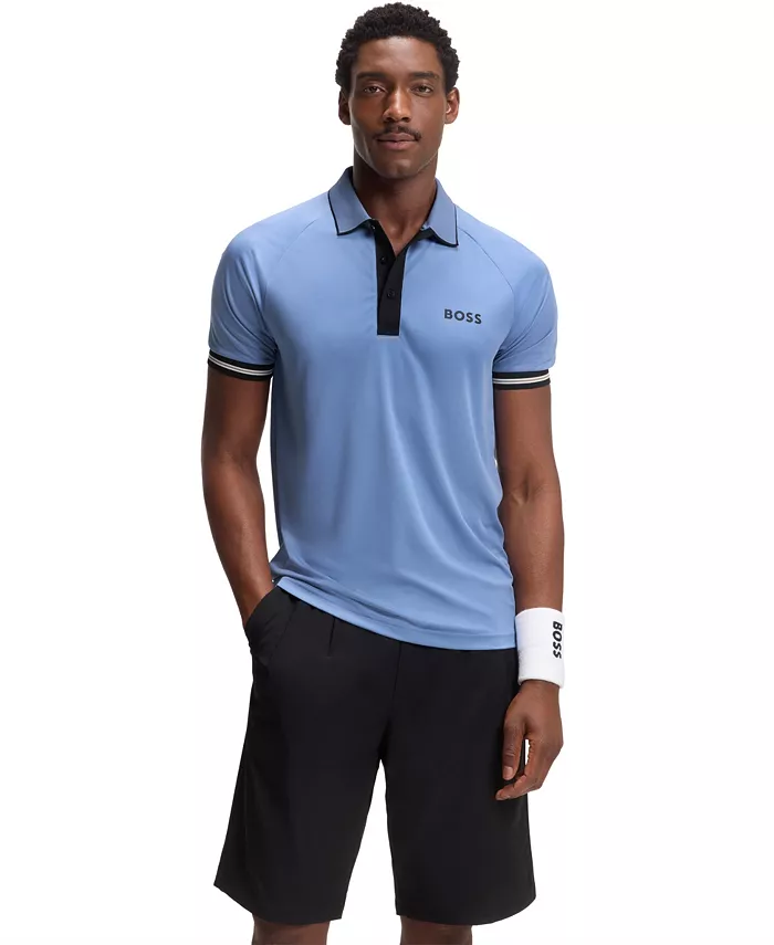 Men's Moisture Management Slim-Fit Polo Shirt