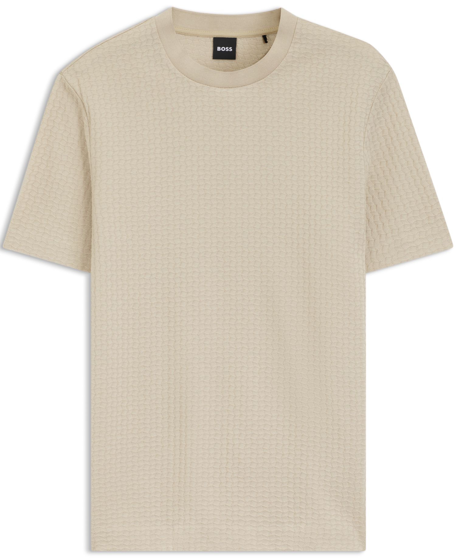Men's Cotton Jacquard-Pattern T-Shirt