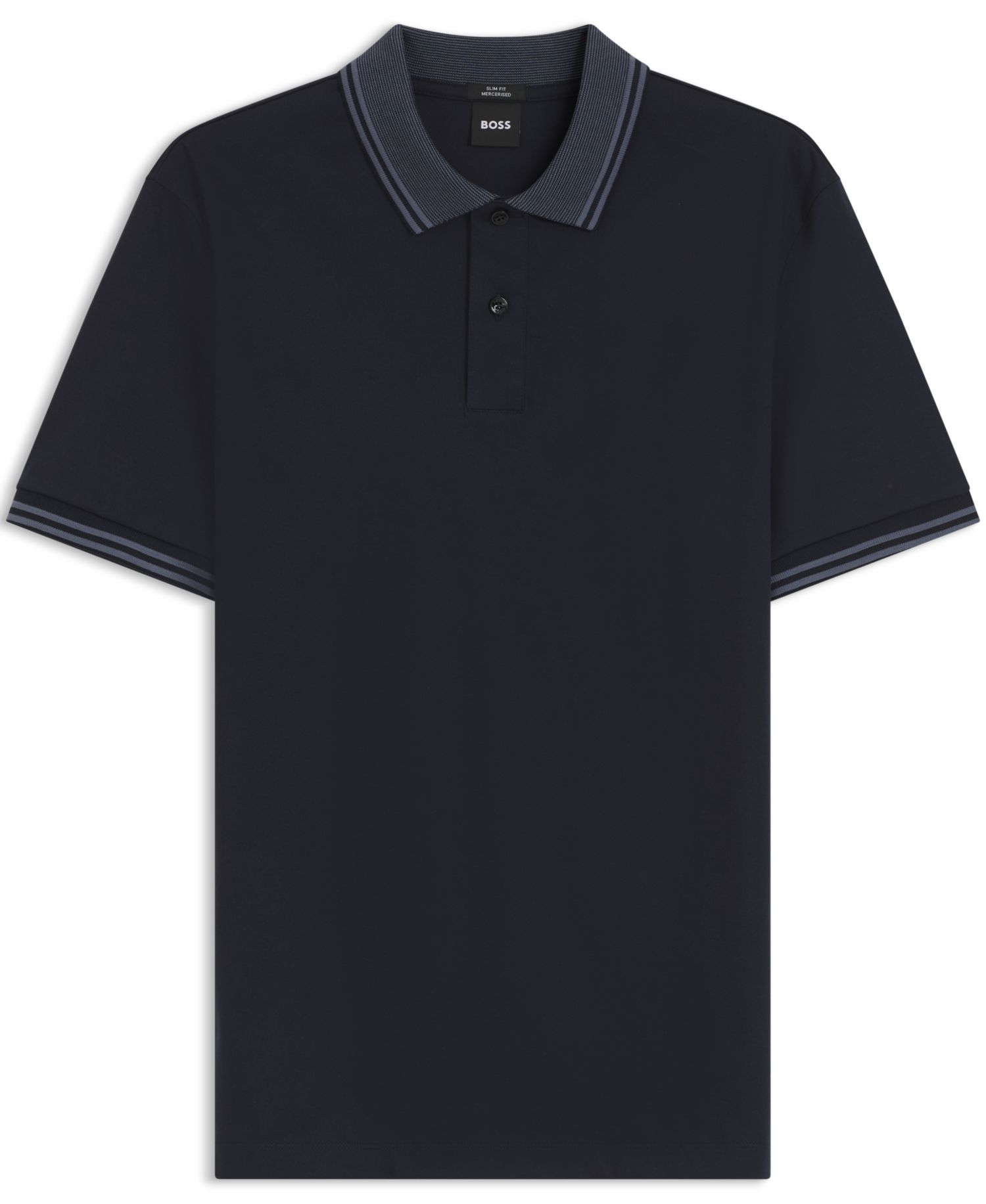 Men's Mercerized-Cotton Slim-Fit Polo Shirt