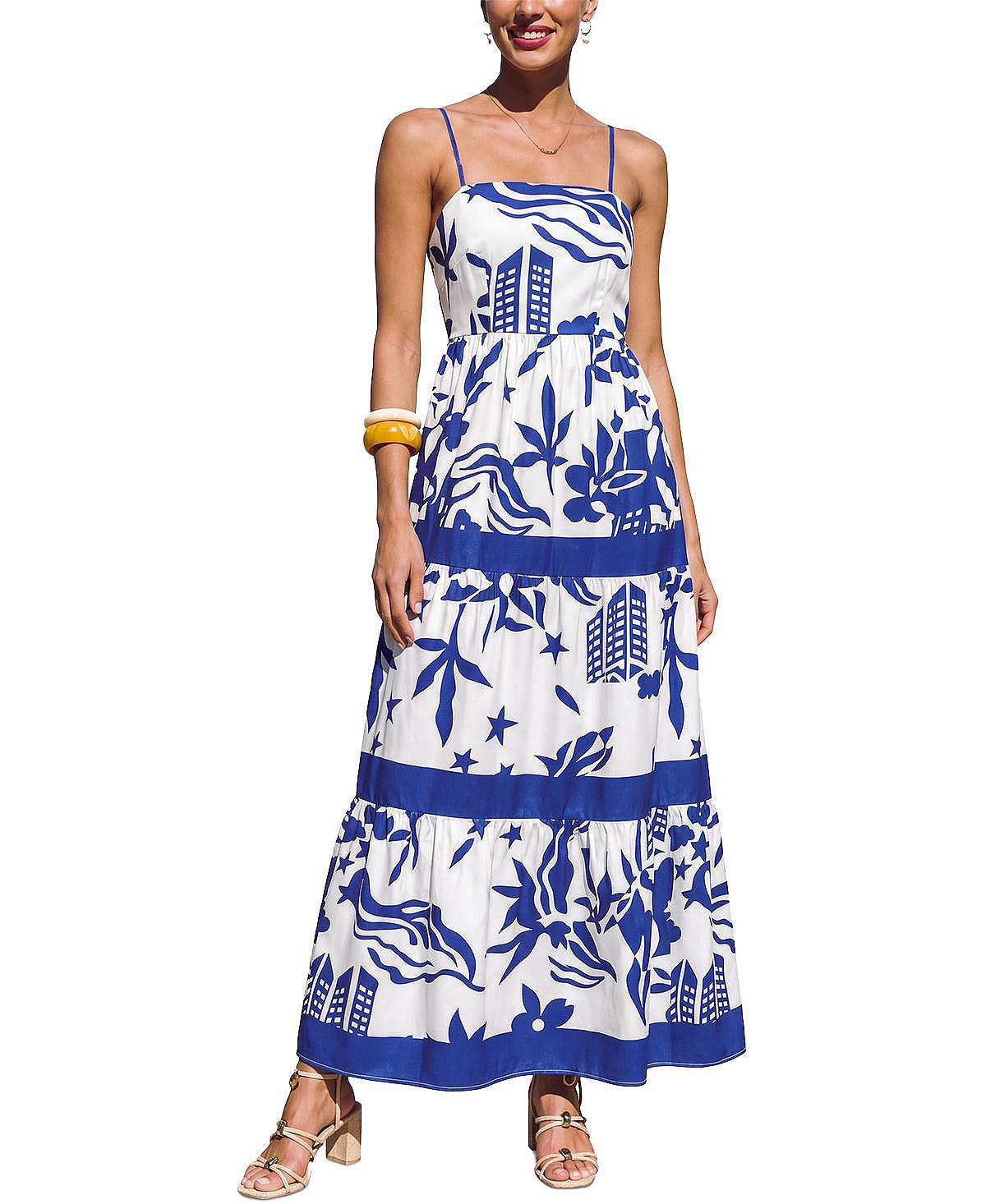 Cupshe Women's Heating Up Tropical Maxi Beach Dress view 1 — MAYCSS fashion products