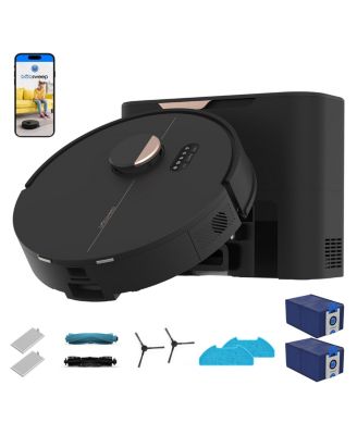 Dustin Plus Self-Emptying Robot Vacuum and Mop With 100-Day Dock, 8000 Pa, and 360degree(s) Mapping, App and Voice Control