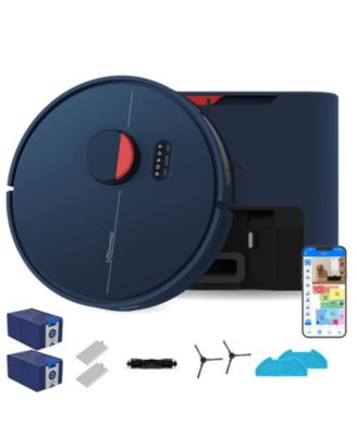 Dustin Self-Empty Robot Vacuum and Mop, with U.S. and Canada Proprietary Software, 360degree(s) Mapping, 1 Gal Dock, App and Voice Control
