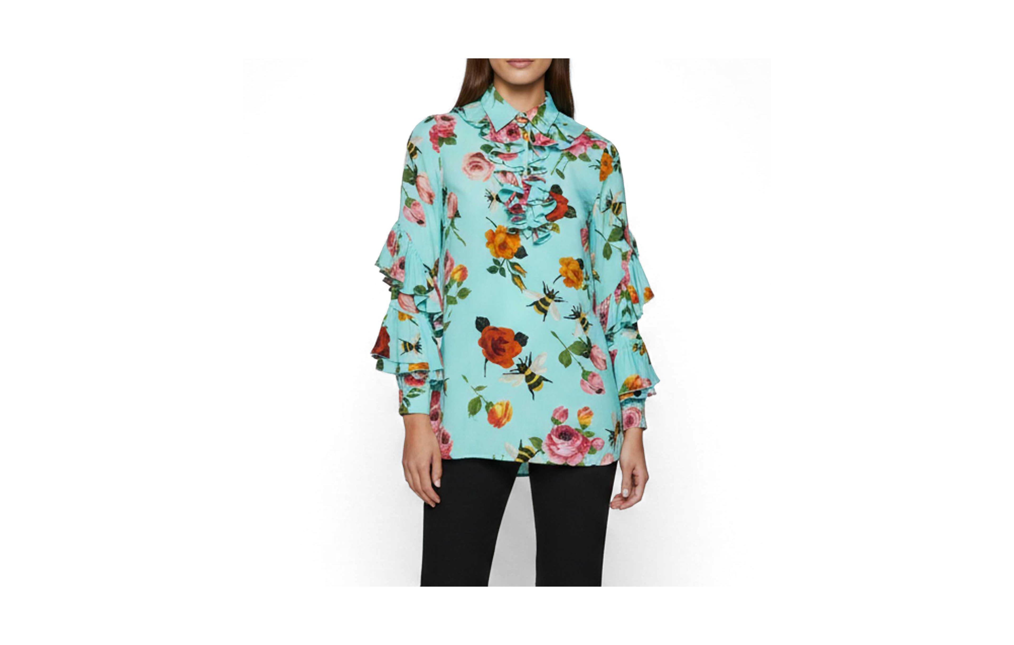 Pre-Owned Gucci Women's Silk Top