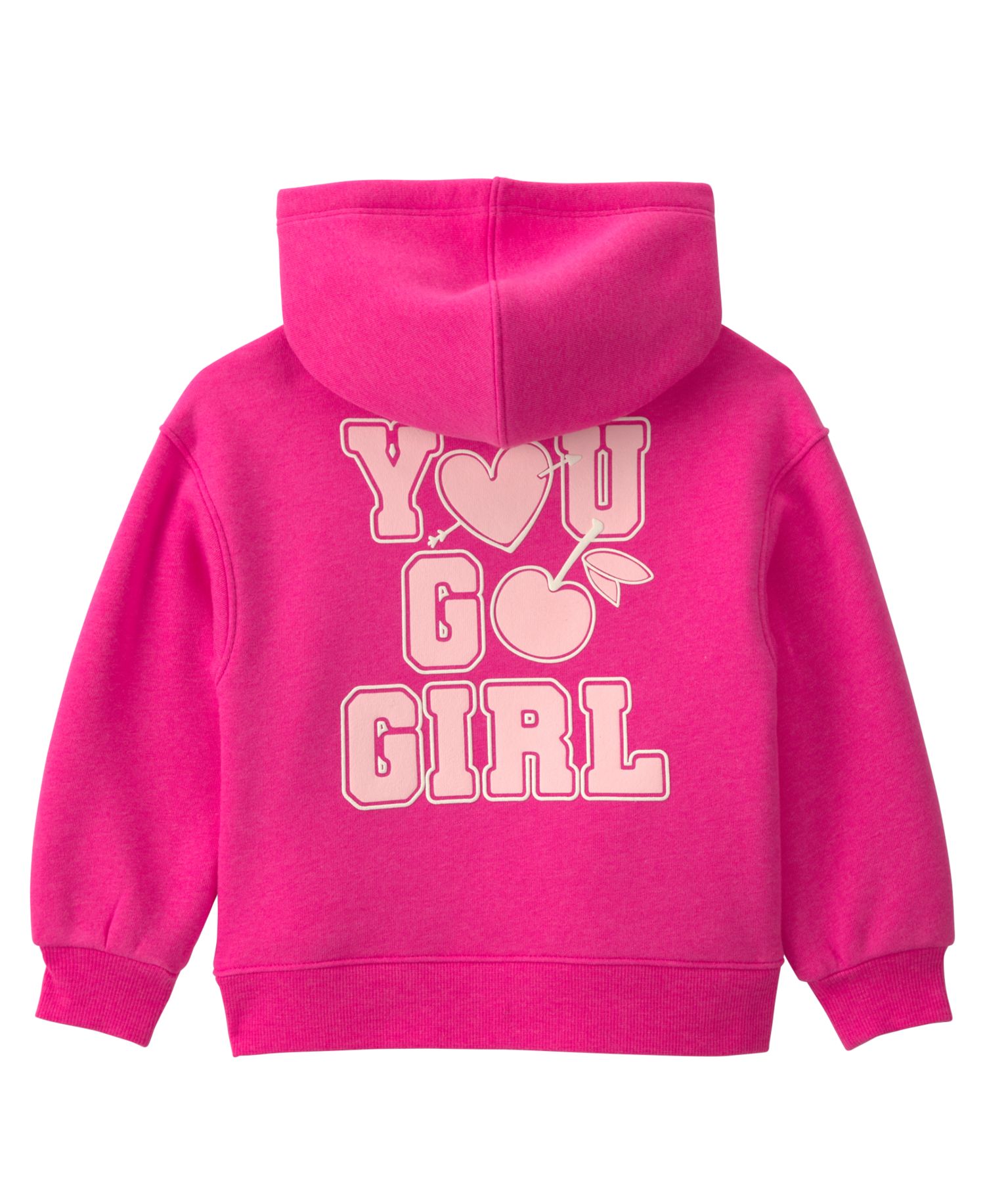 Baby Girls' Heart Fleece Hoodie and Pants, 2-Piece Set