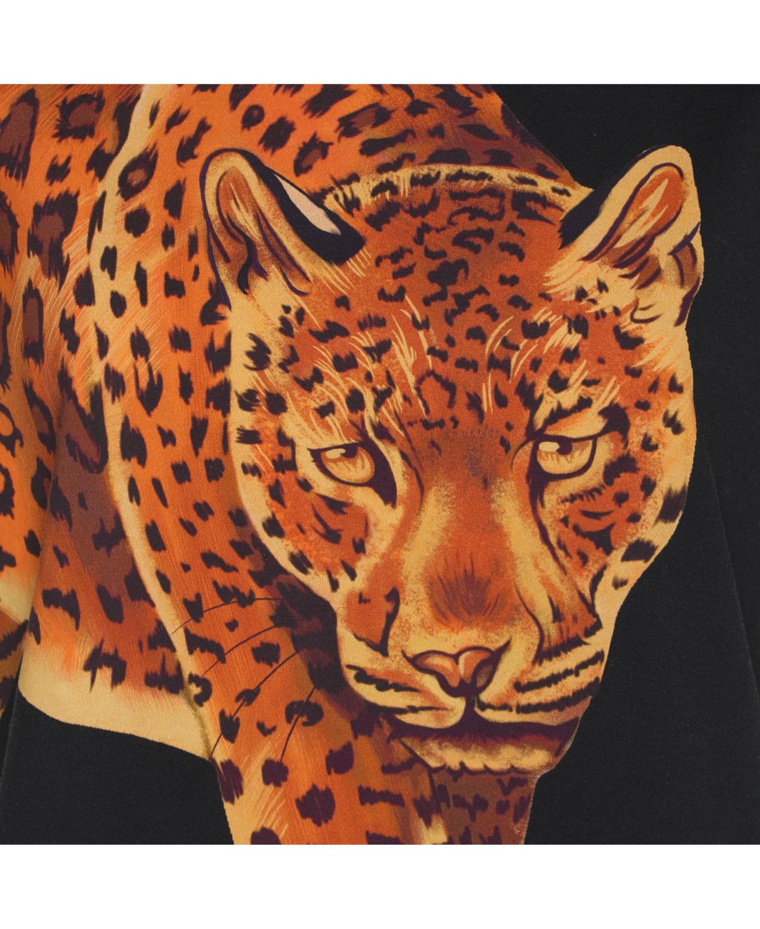 Women's Leopard Graphic Print Jersey T-Shirt