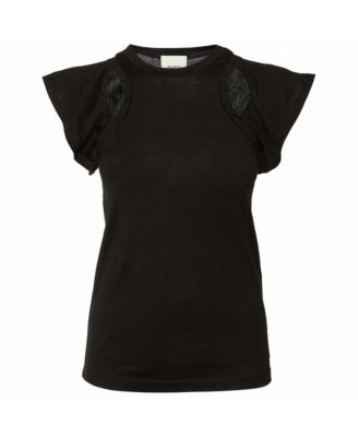 Women's Faly Cut-Out Cotton T-Shirt