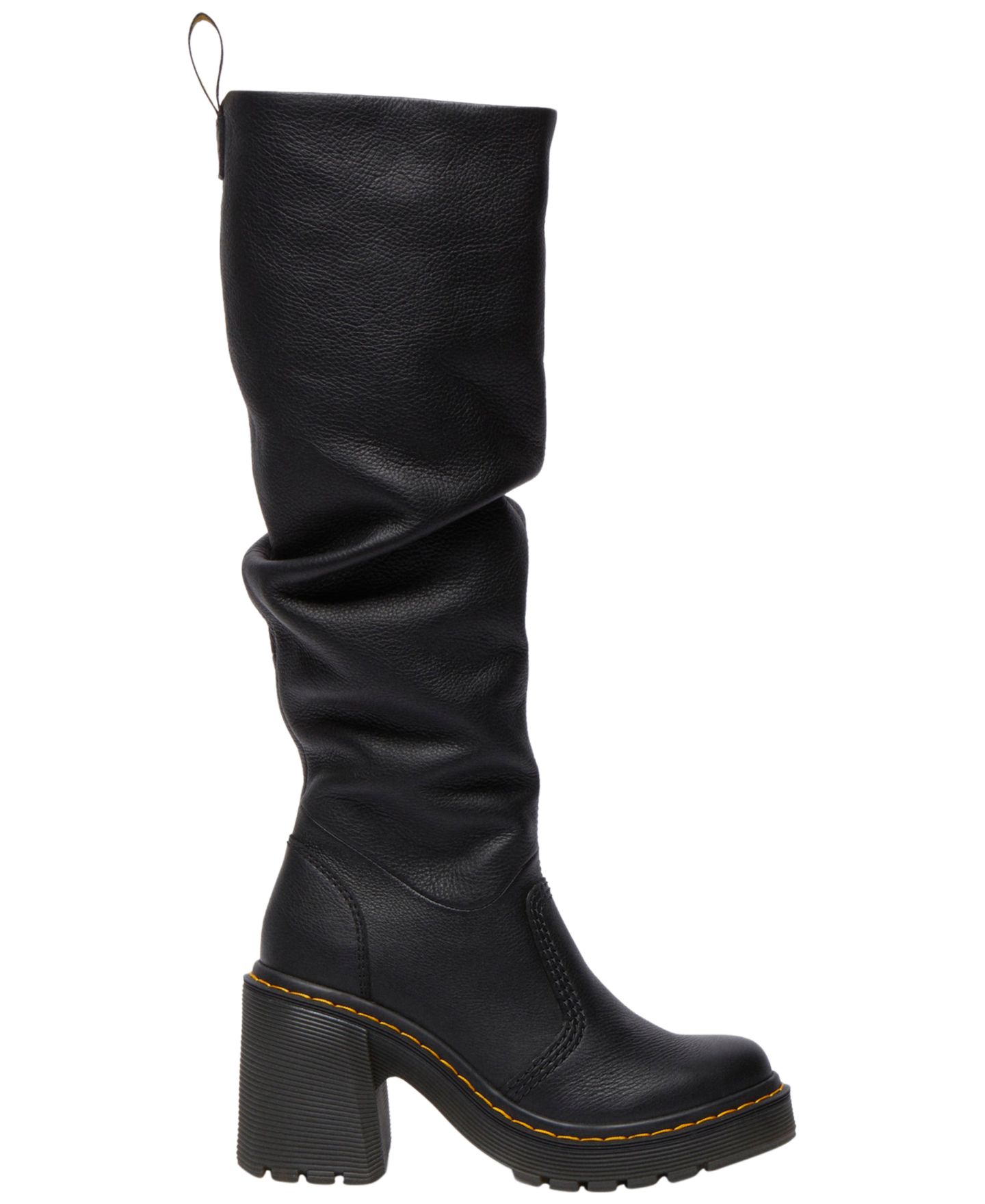 Женские ботинки Dr. Martens Kasey Virginia Leather Round Toe, цвет: Чёрный — фото 2