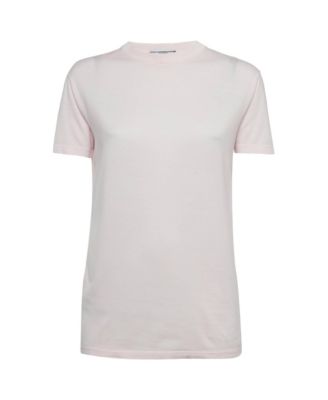 Women's Pastel Pink Cotton Crewneck T-Shirt