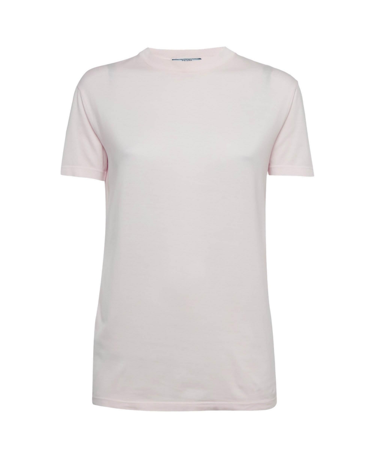 Pre-Owned Prada Women's Pastel Pink Cotton Crewneck T-Shirt